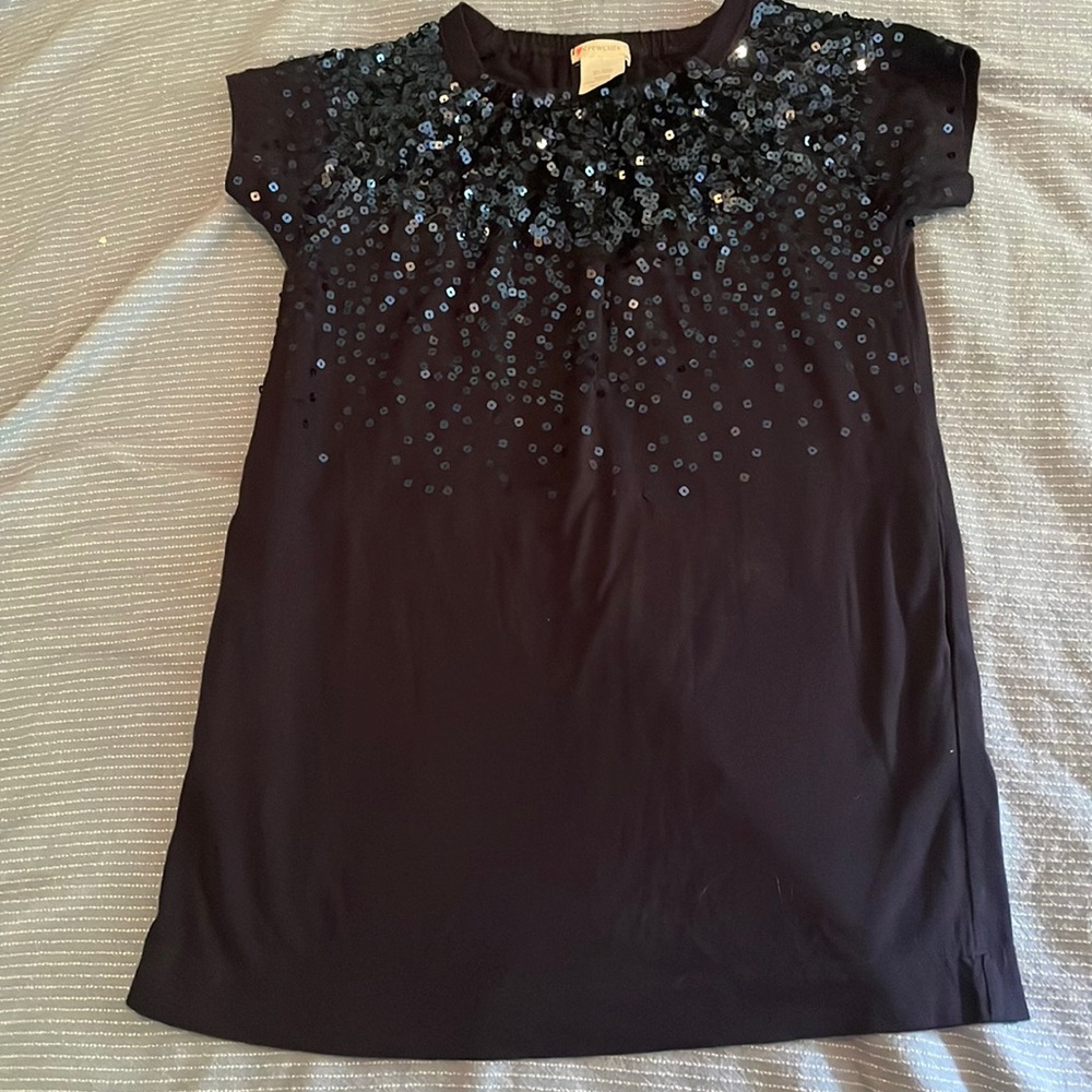 EUC Crewcuts navy sequin dress size 5